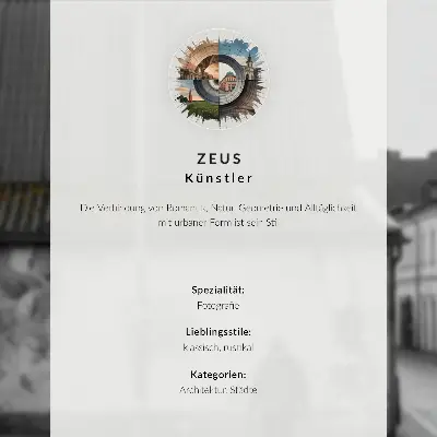 Plakat z teksturą płótna wąska uliczka z kamiennymi budynkami w ciepłych odcieniach