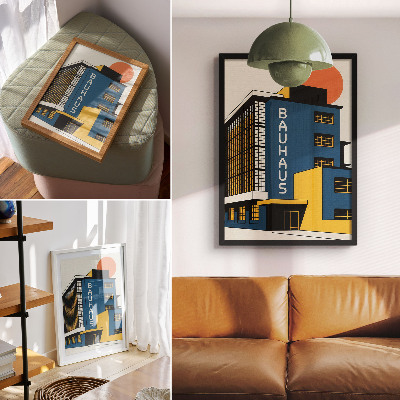 Plakat na płótnie Bauhaus architektura