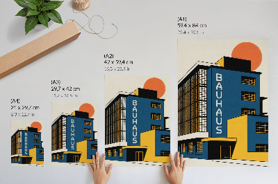 Plakat na płótnie Bauhaus architektura