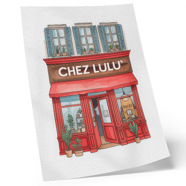 Plakat ścienny Urocza kawiarnia