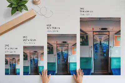 Plakat z teksturą płótna nowoczesne wnętrze o geometrycznym designie i harmonijnym wzorze