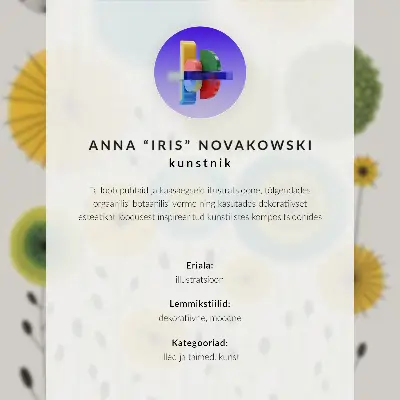 Nowoczesna grafika na płótnie przedstawiająca kolorowe miasto z mostami, naturą i niebem