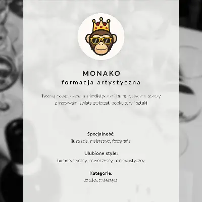 Koń z koroną w neutralnym tle plakat z teksturą płótna