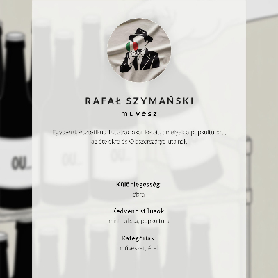 Nowoczesna grafika na płótnie Czarno-biała ręka z butelką minimalistyczna ilustracja