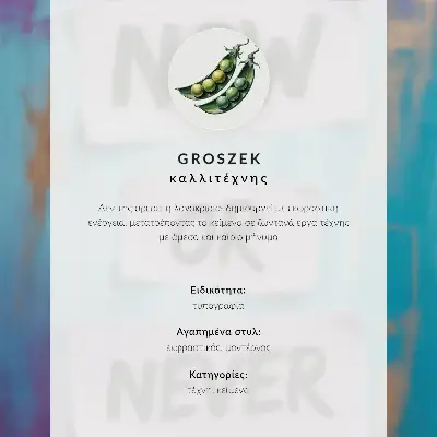 Plakat ścienny z dynamicznymi kolorami i inspiracyjnym tekstem w nowoczesnym klimacie