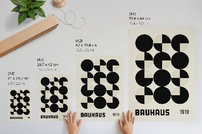 Plakat ścienny Geometryczne formy harmonia nowoczesność minimalizm
