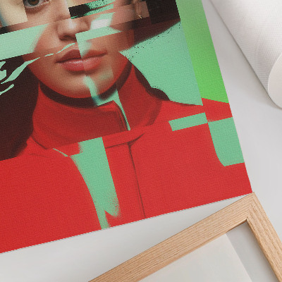 Plakat ścienny Fragmentaryczne spojrzenie pop art nowoczesność