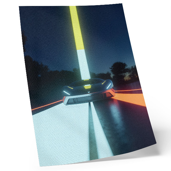 Plakat ścienny Futurystyczne auto
