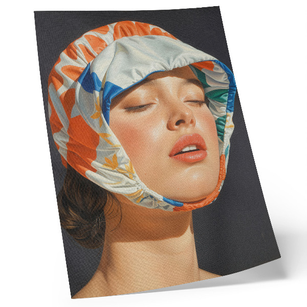 Plakat na płótnie Kolorowy portret