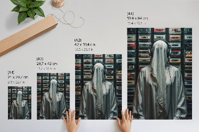 Plakat ścienny Kasety i muzyka