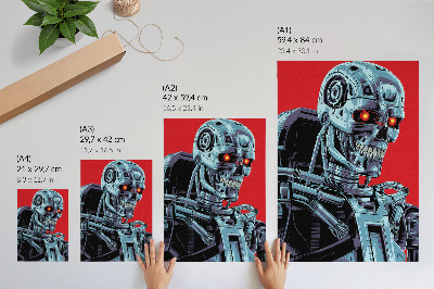 Plakat na płótnie Robot futurystyczny