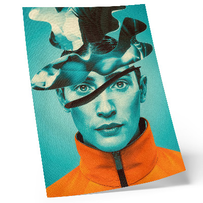 Plakat na płótnie Surrealistyczny portret