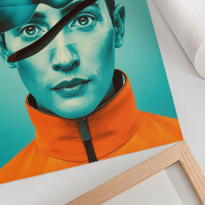 Plakat na płótnie Surrealistyczny portret