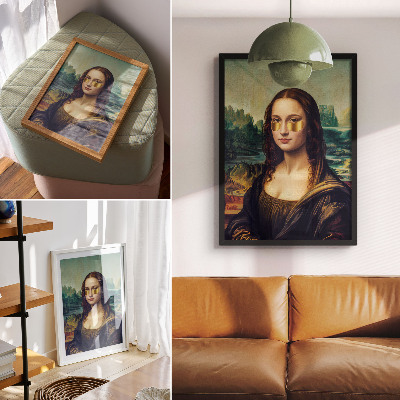 Plakat ścienny Współczesna Mona Lisa