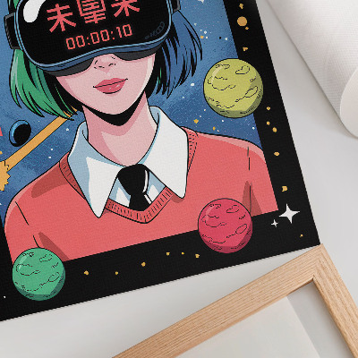 Nowoczesna grafika na płótnie Future anime