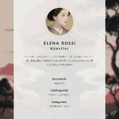 Plakat ścienny Orientalna pagoda natura drzewa harmonia estetyka