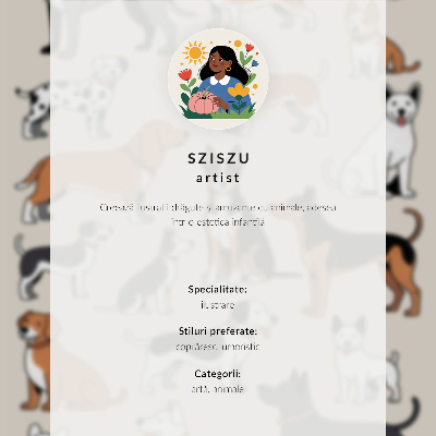 Plakat z teksturą płótna Uroczy kot kucharz w otoczeniu roślin doniczkowych