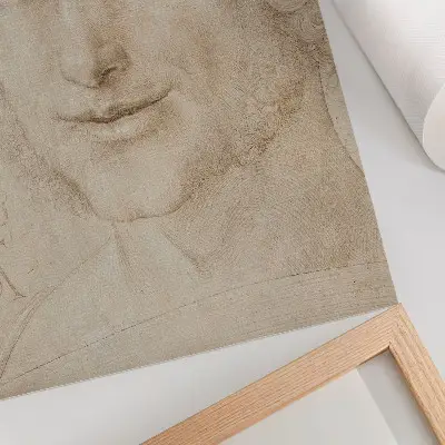 Obraz Głowa młodzieńca (1503) autorstwa Albrechta Dürera nowoczesna grafika na płótnie