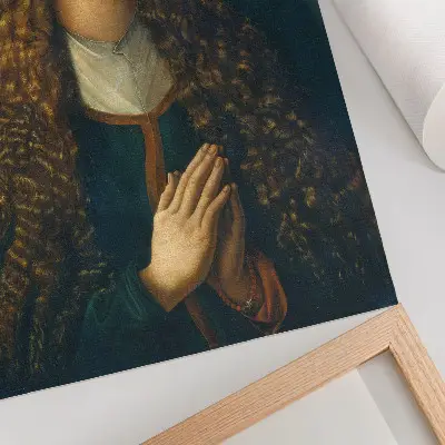 Plakat ścienny portret młodej kobiety z rozpuszczonymi włosami autorstwa Albrechta Dürera z 1497 roku