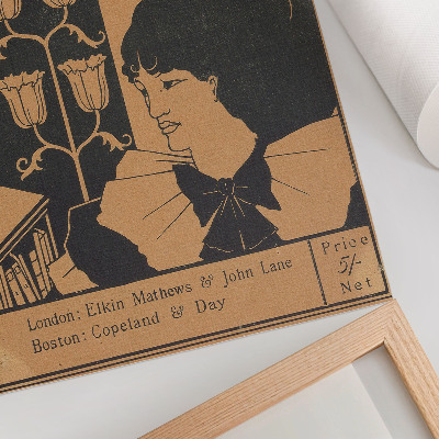 Plakat ścienny Okładka Żółtej Księgi, ilustrowanego kwartalnika, tom II, lipiec 1894 r., Aubrey Beardsley
