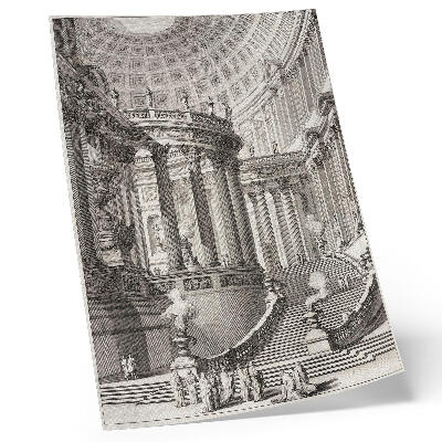 Plakat na płótnie Starożytna świątynia – Giovanni Battista Piranesi