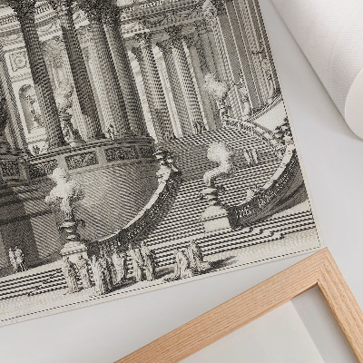 Plakat na płótnie Starożytna świątynia – Giovanni Battista Piranesi