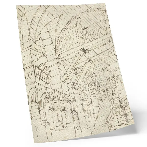 Studia architektoniczne Giovanniego Battisty Piranesiego nowoczesna grafika na płótnie