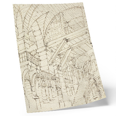 Nowoczesna grafika na płótnie Studia architektoniczne, null autorstwa Giovanniego Battisty Piranesiego