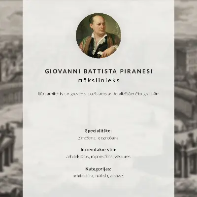Studia architektoniczne Giovanniego Battisty Piranesiego nowoczesna grafika na płótnie