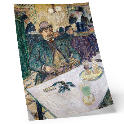 Plakat na płótnie Pan Boileau w kawiarni (1893) – obraz w wysokiej rozdzielczości autorstwa Henri de Toulouse-Lautreca
