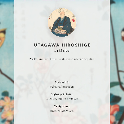 Nowoczesna grafika na płótnie Japonka