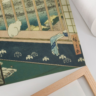 Nowoczesna grafika na płótnie Pola ryżowe Asakusa
