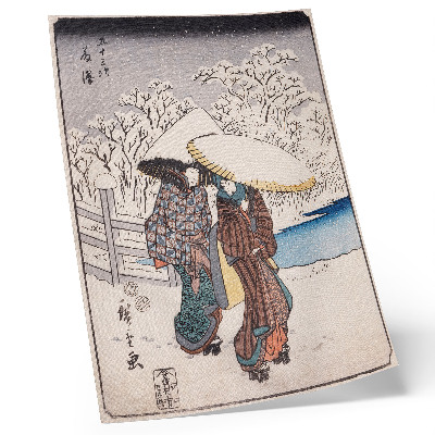 Plakat na płótnie Fujisawa autorstwa Utagawy Hiroshige