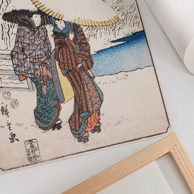 Plakat na płótnie Fujisawa autorstwa Utagawy Hiroshige