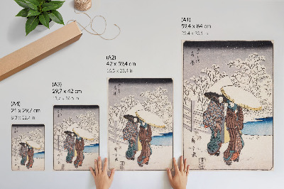 Plakat na płótnie Fujisawa autorstwa Utagawy Hiroshige