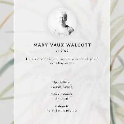 Plakat na płótnie z grafiką Dziki ananas (Tillandsia fasciculata) autorstwa Mary Vaux Walcott z 1921 roku