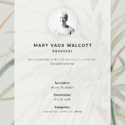 Plakat na płótnie Dziki ananas (Tillandsia fasciculata) (1921) autorstwa Mary Vaux Walcott