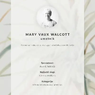 Plakat na płótnie z grafiką Dziki ananas (Tillandsia fasciculata) autorstwa Mary Vaux Walcott z 1921 roku