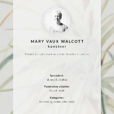 Plakat na płótnie z grafiką Dziki ananas (Tillandsia fasciculata) autorstwa Mary Vaux Walcott z 1921 roku