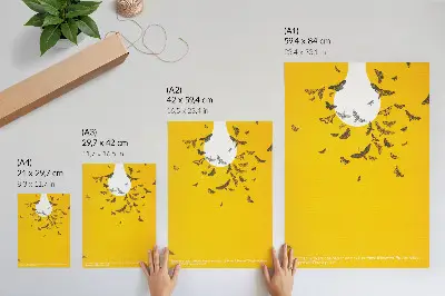 Plakat z żarówką autorstwa Kena White’a z 1974 roku nowoczesna grafika na płótnie