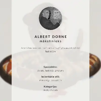 Plakat ścienny z wężem Alberta Dorne'a wersja z 1944 roku