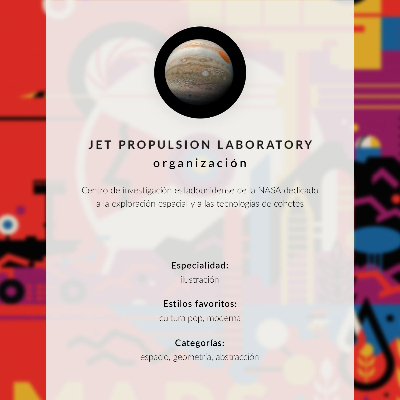 Plakat z teksturą płótna Plakat promujący fikcyjną podróż kosmiczną na planetę Mars