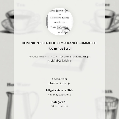 Plakat ścienny Bezpieczne stymulanty, autorstwa Dominion Scientific Abperance Committee