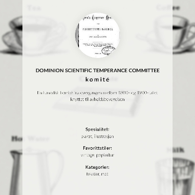 Plakat ścienny Bezpieczne stymulanty, autorstwa Dominion Scientific Abperance Committee