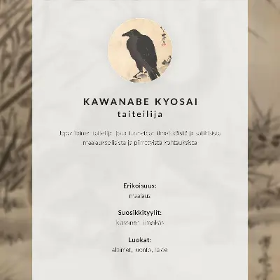 Kot łapiący żabę autorstwa Kawanabe Kyosai nowoczesna grafika na płótnie