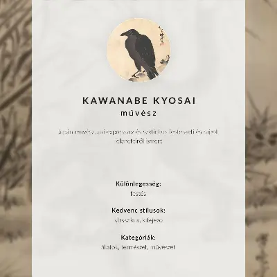Kot łapiący żabę autorstwa Kawanabe Kyosai nowoczesna grafika na płótnie