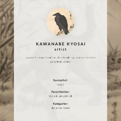 Nowoczesna grafika na płótnie Kot łapiący żabę autorstwa Kawanabe Kyosai