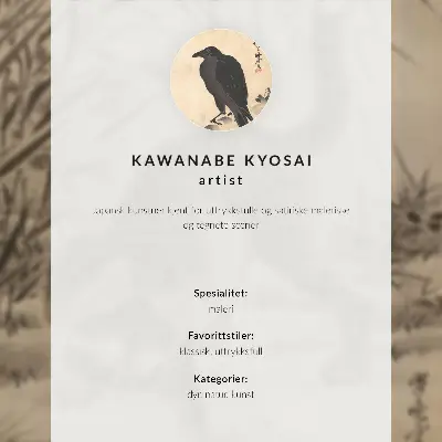 Kot łapiący żabę autorstwa Kawanabe Kyosai nowoczesna grafika na płótnie