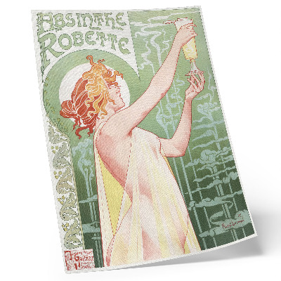 Plakat ścienny Privat Livemont (1896) chromolitografia autorstwa Absinthe Robette