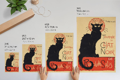 Nowoczesna grafika na płótnie Tournée du Chat Noir (1896) Théophile'a Alexandre'a Steinlena